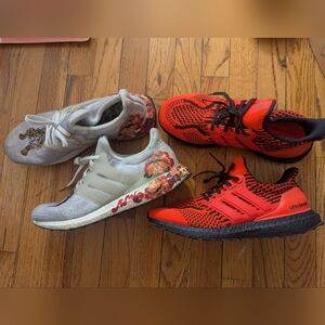 Men's adidas UltraBoost LOT 5.0  Shoes G54961 + Chinese New Year's FW4313 Size 8